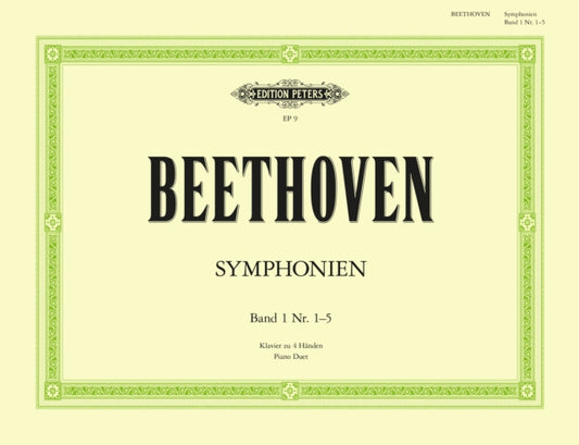 Book cover of: Symphonies No. 1-5 for Piano Duet (Vol. I)
