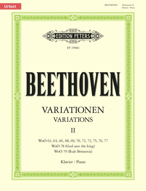 Book cover of: Variations (complete) Vol.2