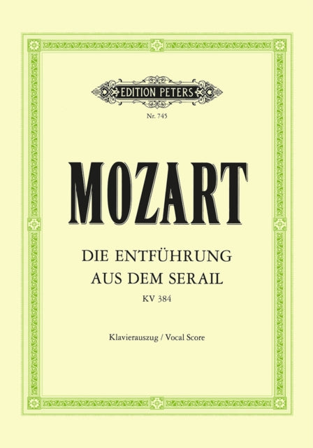 Book cover of: Entfuhrung aus dem Serail/Il Seraglio