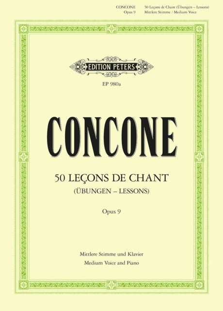 Book cover of: 50 Lecons Op.9