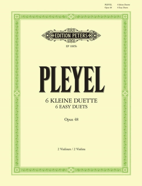 Book cover of: 6 Easy Duets Op. 48