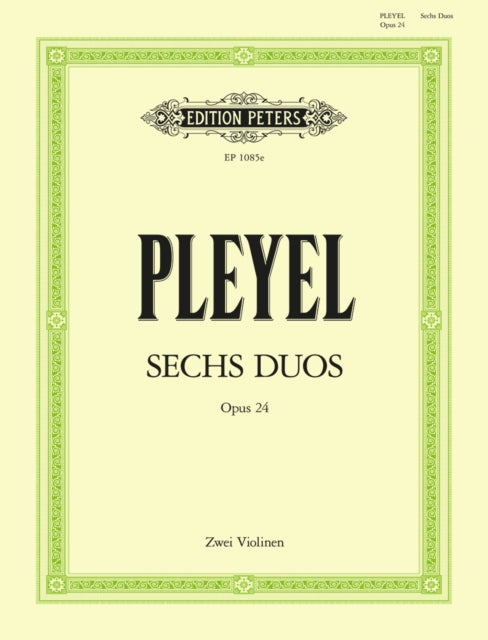 Book cover of: 6 Duos, Op. 24