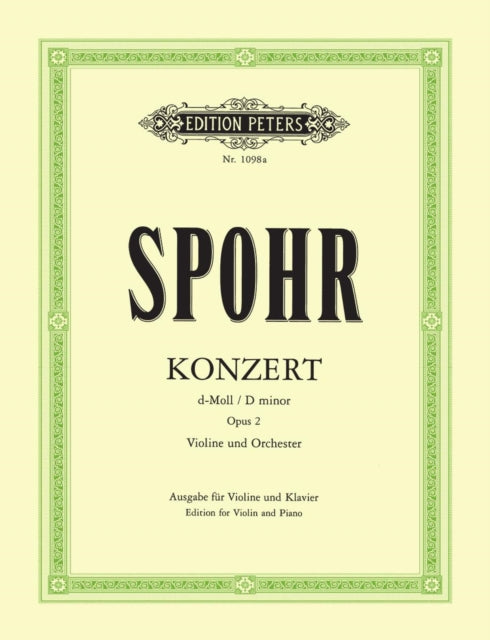 Book cover of: Concerto No. 2 in D minor Op.2
