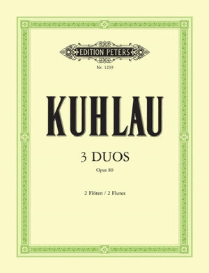 3 Duos for 2 Flutes Op. 80