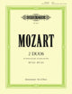Book cover of: Duos in G & B flat; K423 & K424
