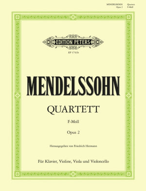 Piano Quartet in F minor Op.2