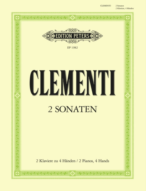 Book cover of: 2 Sonatas in b flat, original
