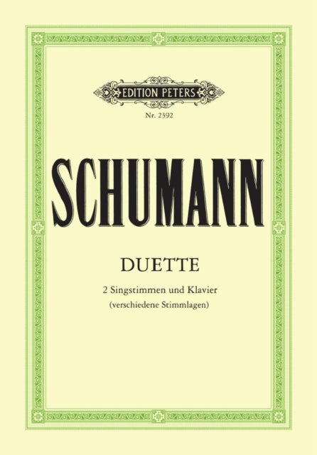 Book cover of: 34 Duets for 2 Voices and Piano (German Language)