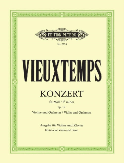 Book cover of: Concerto No. 2 in F# minor Op.19