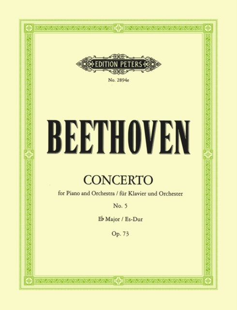 Book cover of: Concerto No. 5 in E flat Op.73 'Emperor'