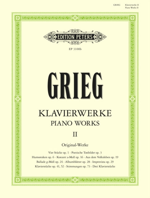 Book cover of: Piano Works Vol.2