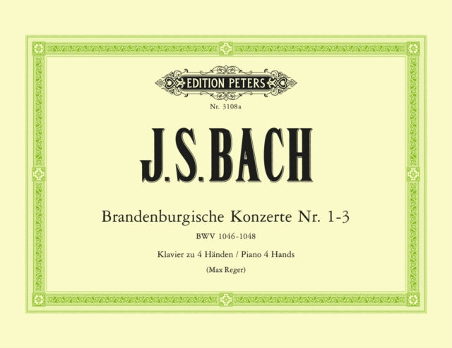 Book cover of: Brandenburg Concerti Nos.1-3