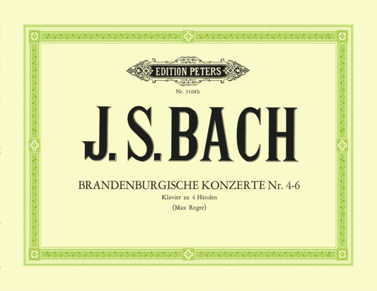 Book cover of: Brandenburg Concerti, Nos.4-6