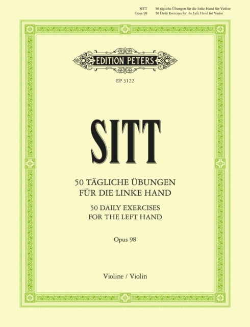 Book cover of: 50 Daily Exercises Op. 98