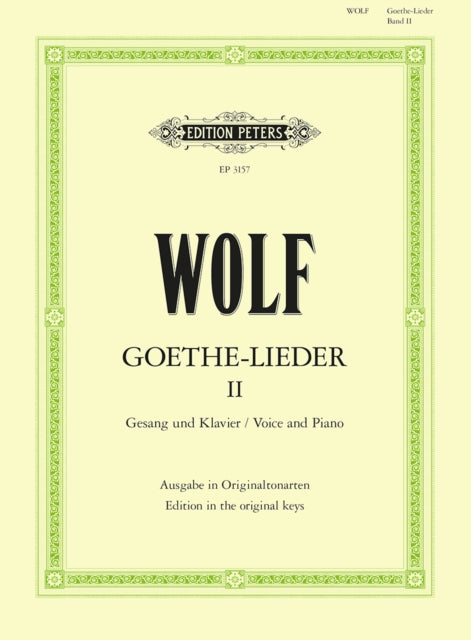 Goethe-Lieder: 51 Songs Vol.2