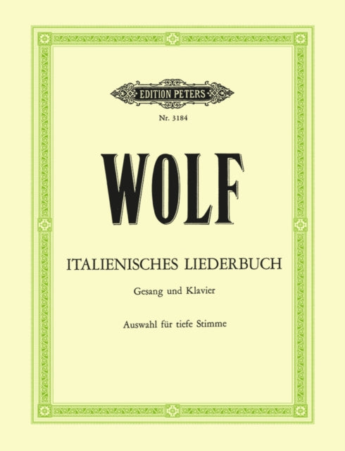 Book cover of: Italienisches Liederbuch (Auswahl)