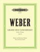 Book cover of: Grand Duo concertant in E flat Op. 48 for Clarinet (Violin) and Piano