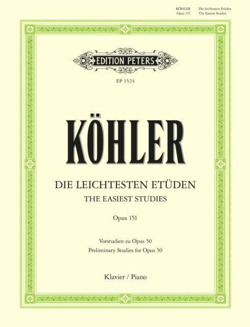 Book cover of: 12 Easiest Studies Op.151
