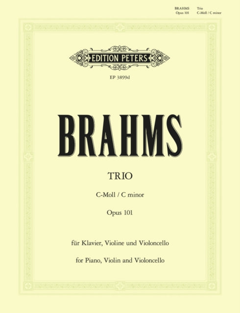 Book cover of: Trio No. 4 in C minor Op.101