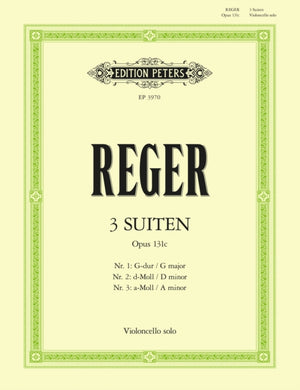3 Suites Op.131c for Solo Cello