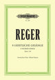 Book cover of: 8 Geistliche Gesange Op.138 (Eight Sacred Songs, Op. 138)