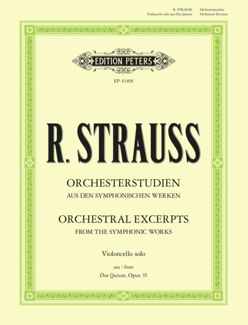 Book cover of: Don Quixote Op.35