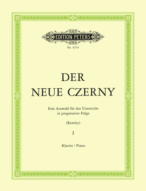 Book cover of: New Czerny Volume 1