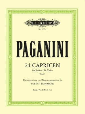 24 Caprices with Piano accompaniment, Vol.1