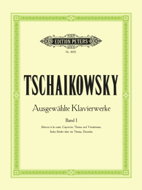 Book cover of: Selected Piano Works Vol.1