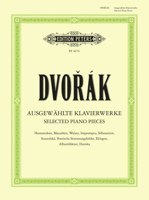 Book cover of: Selected Piano Pieces