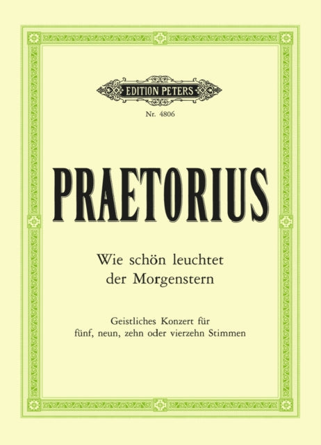 Book cover of: Sacred Concerto: Wie schon leuchtet der Morgenstern