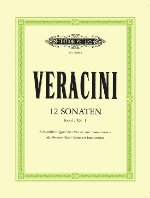 Book cover of: 12 Sonatas Op.1, Vol.1