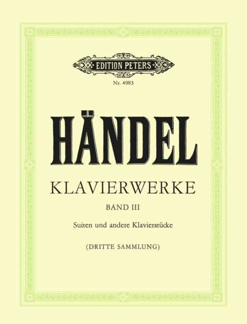 Book cover of: Keyboard Works Vol.3