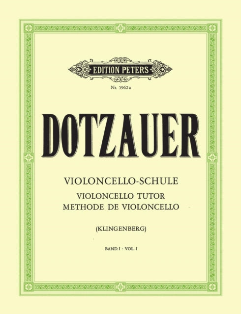 Book cover of: Violoncello Tutor Vol.1
