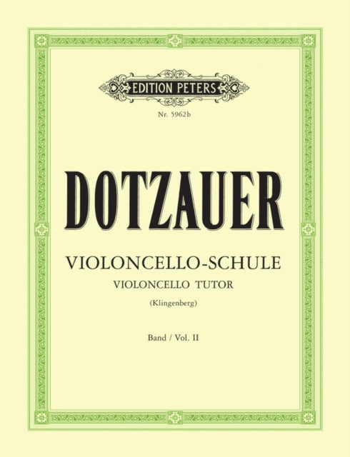 Book cover of: Violoncello Tutor Vol.2
