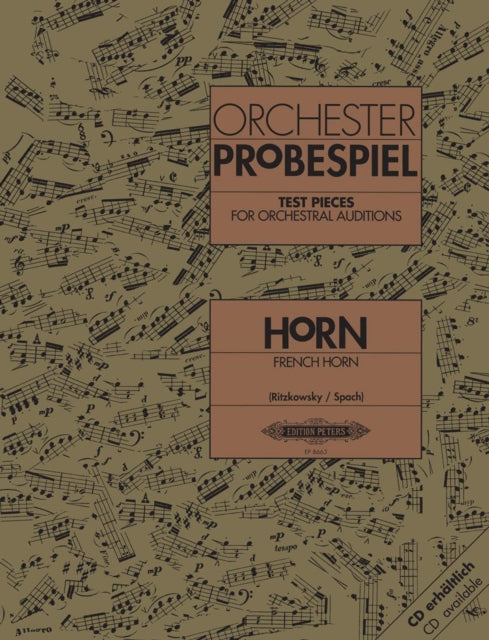 Book cover of: Test Pieces for Orchestral Auditions: French Horn