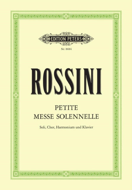 Book cover of: Petite Messe Solennelle (Vocal Score)