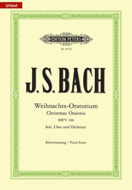 Book cover of: Christmas Oratorio BWV 248 (Vocal Score)