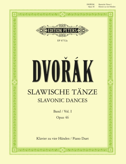 Book cover of: Slavonic Dances Vol.1 Op.46