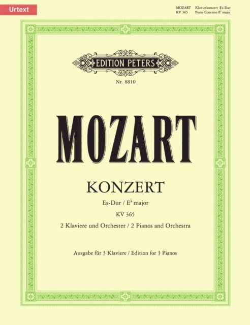 Book cover of: Concerto No. 10 in E flat for 2 Pianos K365