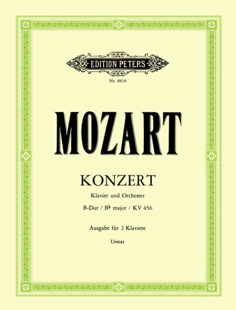 Book cover of: Concerto No. 18 in B flat K456