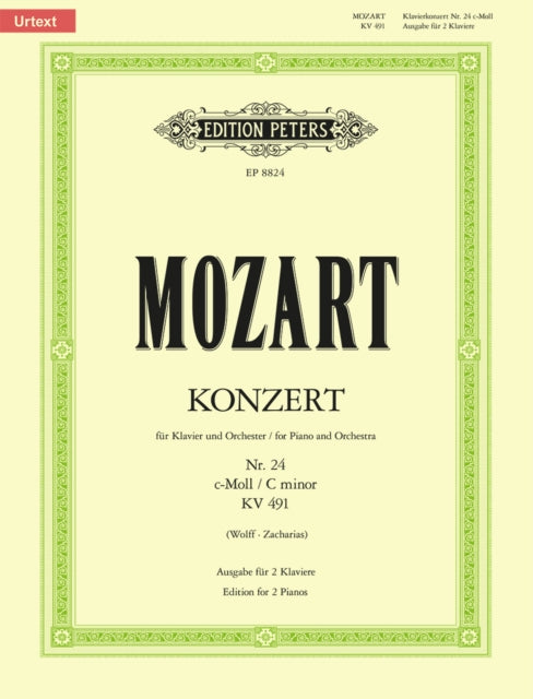 Book cover of: Concerto No. 24 in C minor K491
