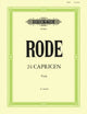 Book cover of: 24 Caprices