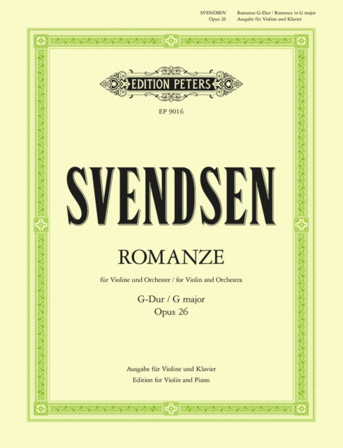Book cover of: Romance in G Op.26