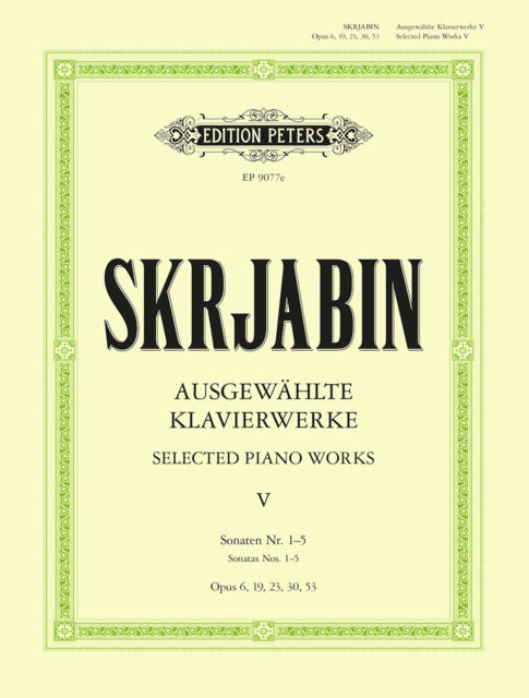 Book cover of: Piano Works Vol.5