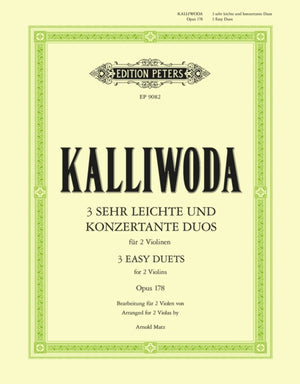 3 Easy Duets, Op. 178