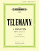 Book cover of: 4 Sonatas for Recorder & Keyboard