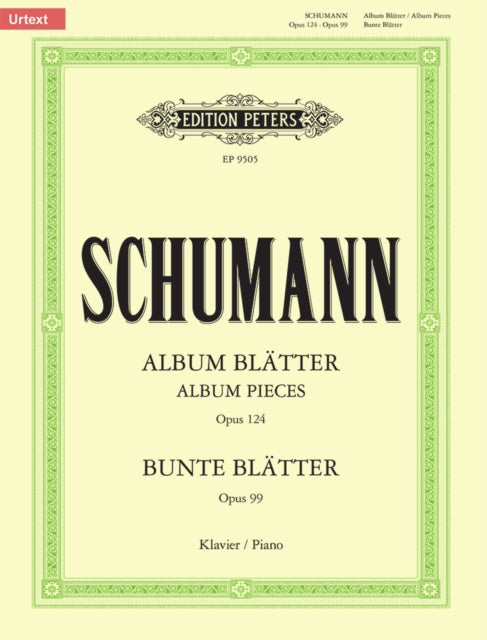Book cover of: Albumblatter Op.124 and Bunte Blatter Op.99