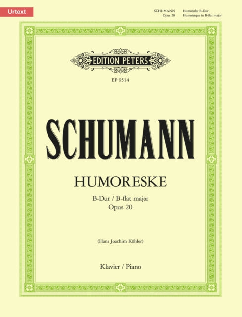 Book cover of: Humoresque in B flat Op.20