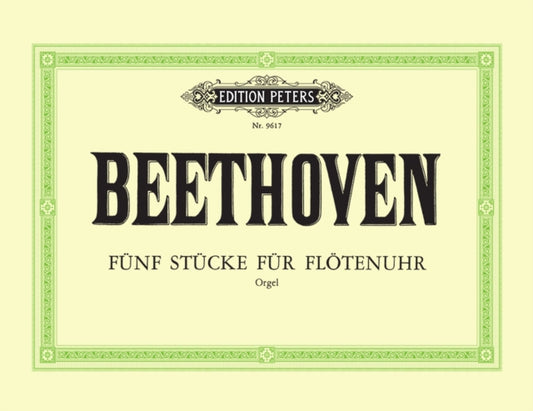 Book cover of: Five Pieces for Flute Clock WoO 33